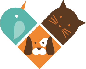 乙烯基地毯动物色彩斑斓的动物面孔 - TenStickers