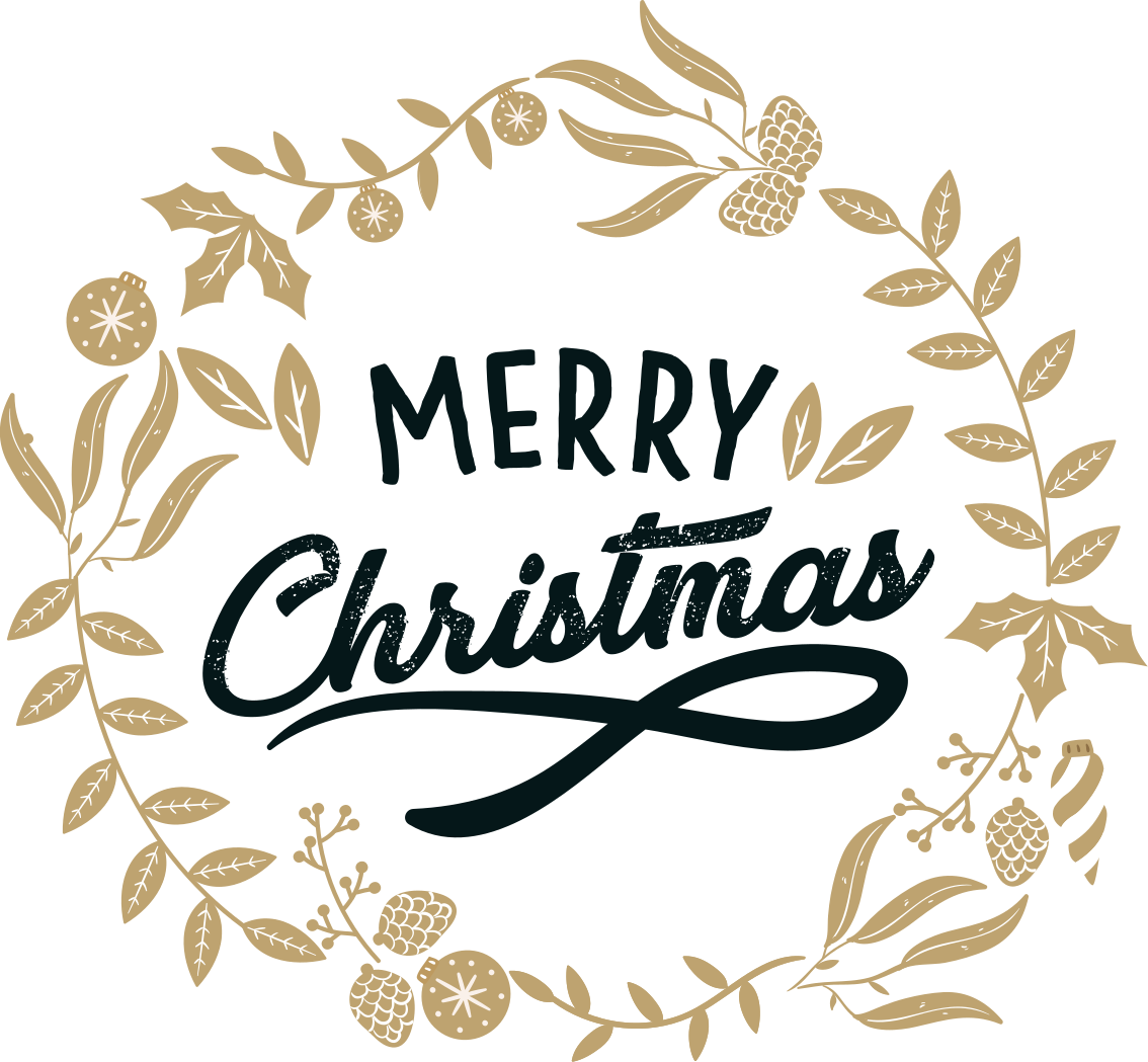 乙烯基地毯圣诞花卉刺绣圣诞 - TenStickers