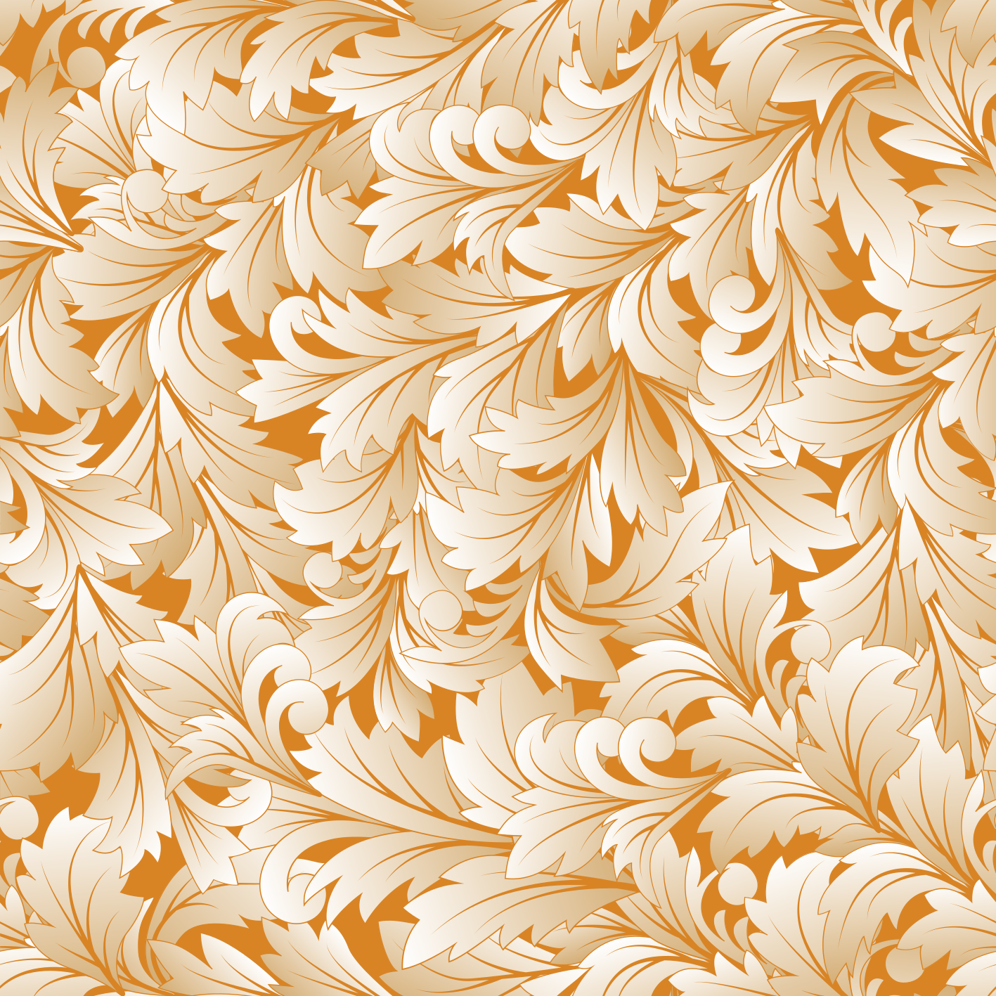 乙烯基花草地毯优雅花卉图案 - TenStickers