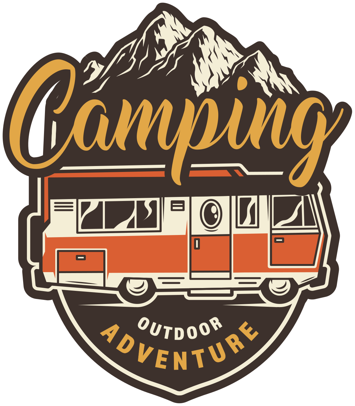 乙烯基花草地毯适合房车露营冒险 - TenStickers