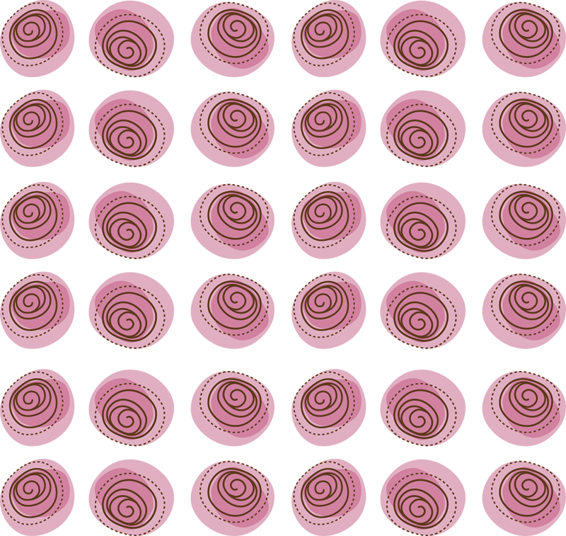 乙烯基花草地毯粉色花卉装饰 - TenStickers