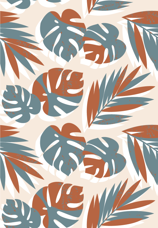 乙烯基花草地毯大绿怪兽植物专用玻璃 - TenStickers