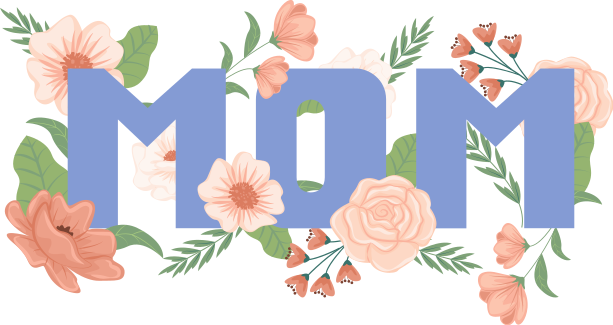 乙烯基花草地毯母亲节花卉插图 - TenStickers