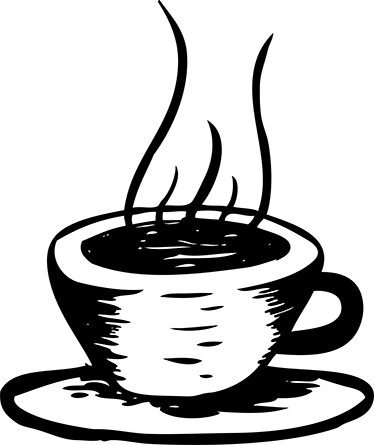 乙烯基厨房地毯咖啡加牛奶 - TenStickers