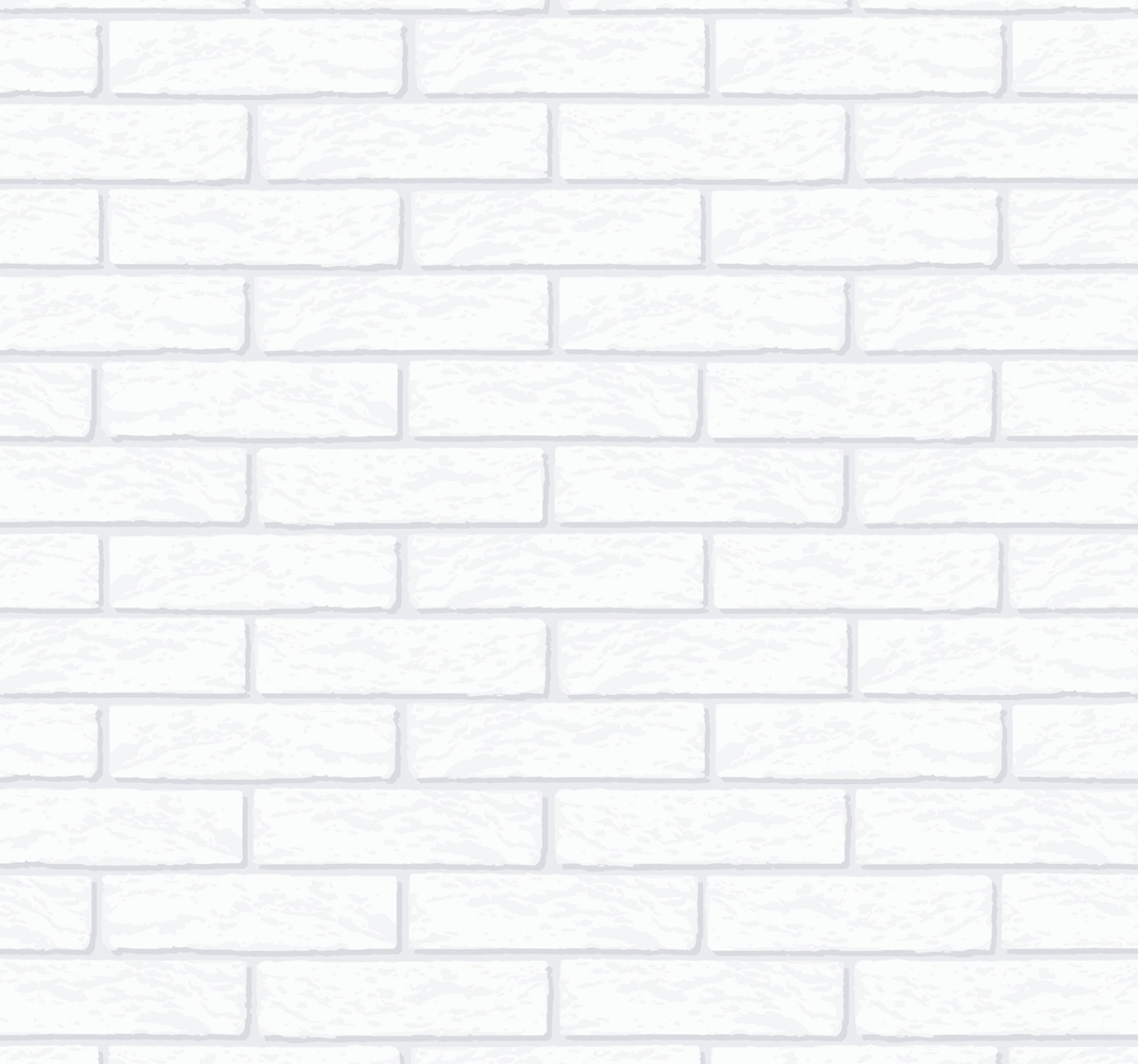 乙烯基厨房地毯白色砖块图案 - TenStickers