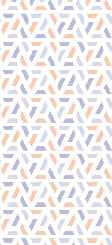 乙烯基厨房地毯北欧风格几何线条 - TenStickers