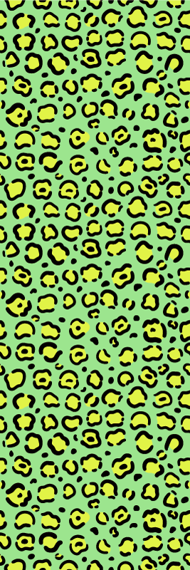 乙烯基地毯动物印花鲜艳的皮斯塔奇豹纹 - TenStickers