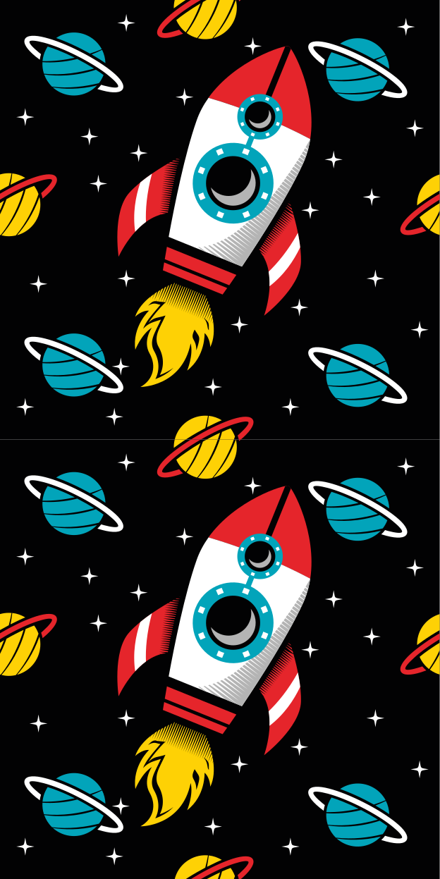 乙烯基地毯星星 无限探索无限可能 - TenStickers