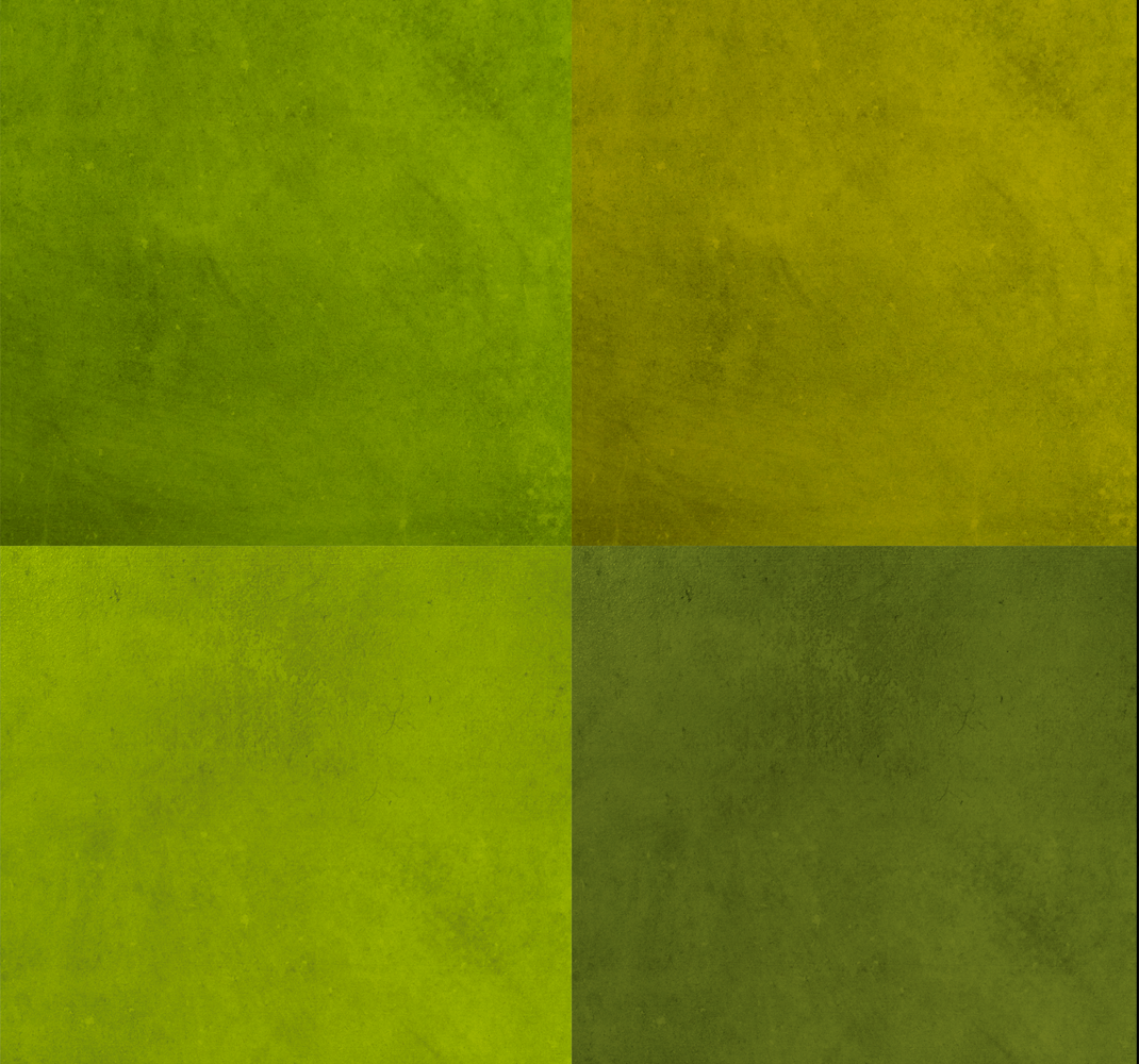 乙烯基地毯几何现代绿色方块 - TenStickers