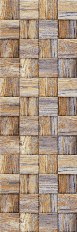 乙烯基地毯几何80年代木纹仿马赛克 - TenStickers