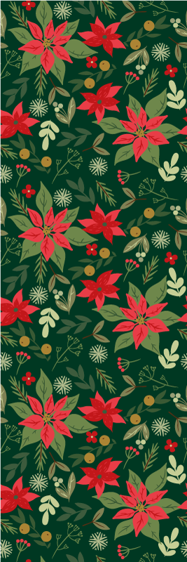 乙烯基地毯圣诞落叶圣诞装饰 - TenStickers