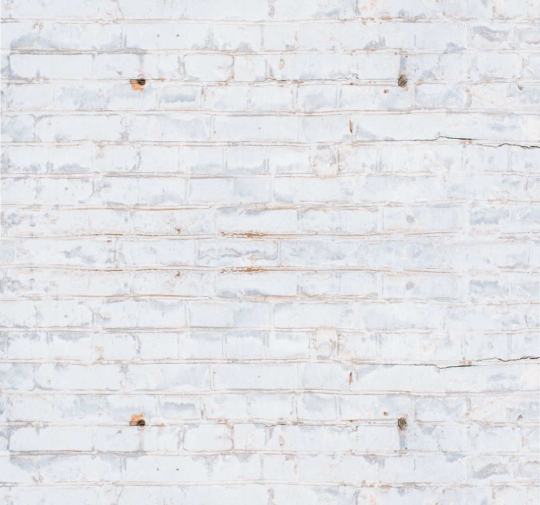 卧室乙烯基地毯白色砖纹理带旧漆 - TenStickers