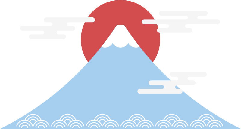 乙烯基地毯特性展现亚洲风格山脉 - TenStickers