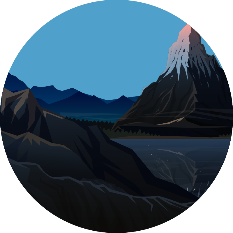 乙烯基地毯特性与山景视野相得益彰 - TenStickers