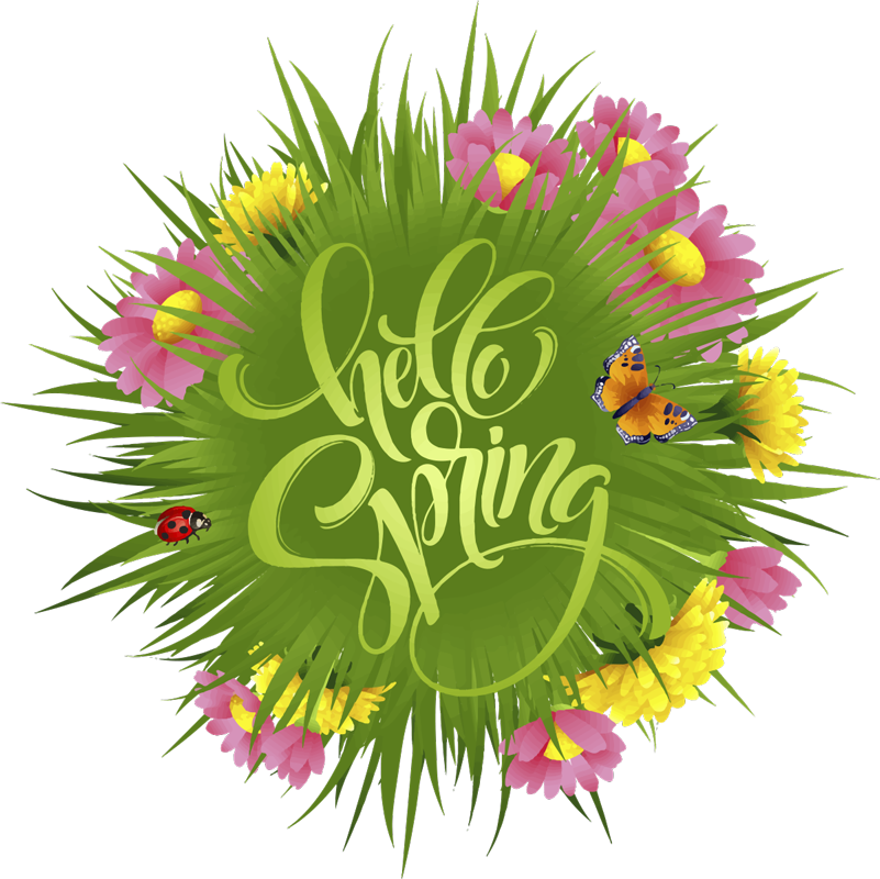 乙烯基花草地毯春季田野花卉 - TenStickers