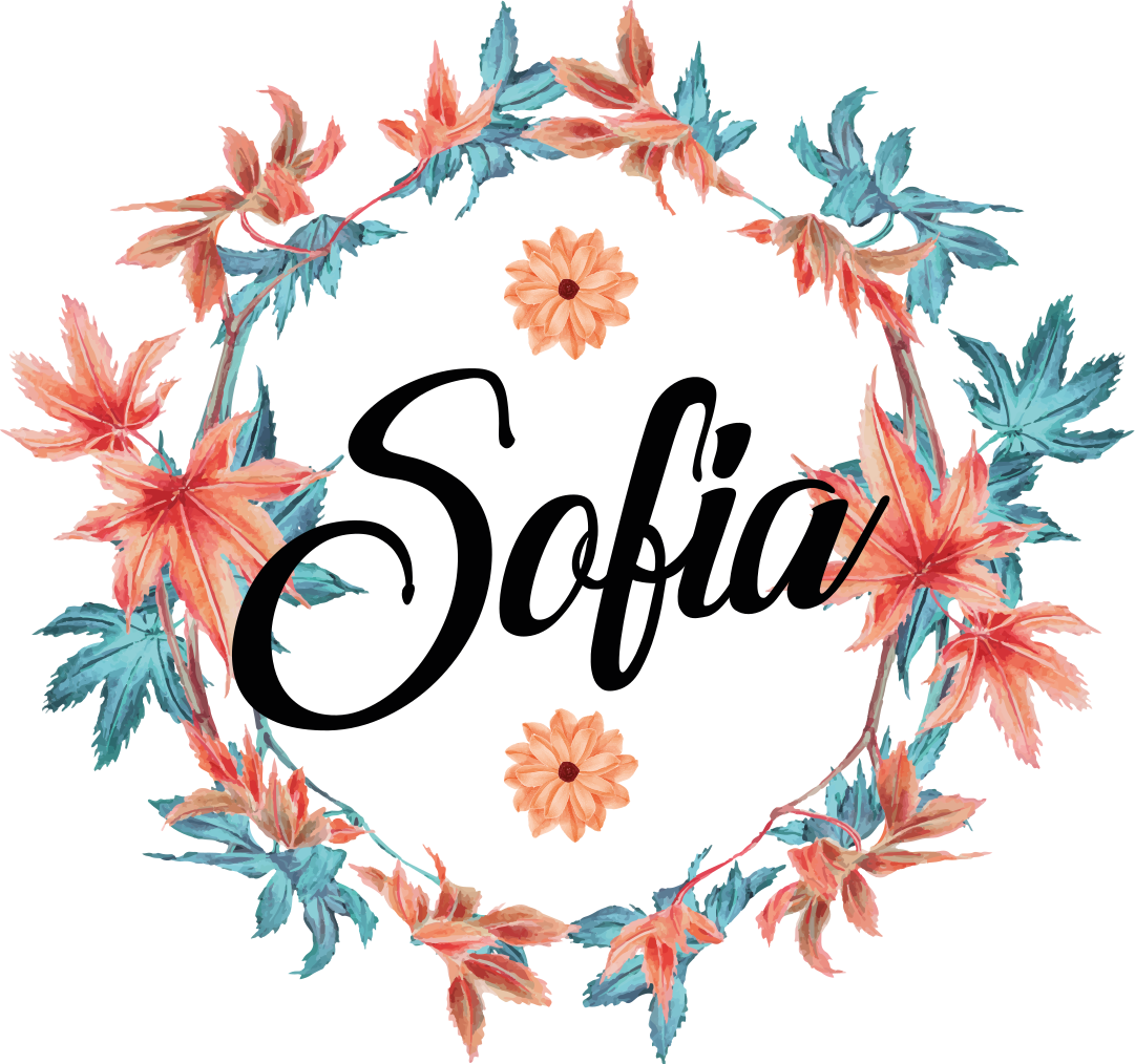 乙烯基花草地毯秋季花冠定制名称 - TenStickers