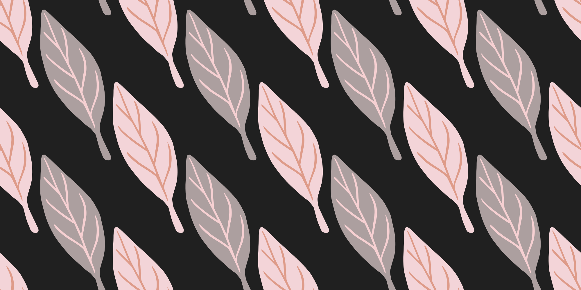 乙烯基花草地毯时尚叶子图案 - TenStickers