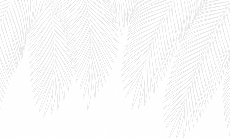 卧室乙烯基地毯中性棕榈 - TenStickers