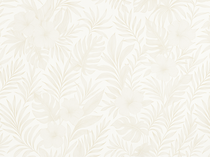 卧室乙烯基地毯中性热带风情 - TenStickers