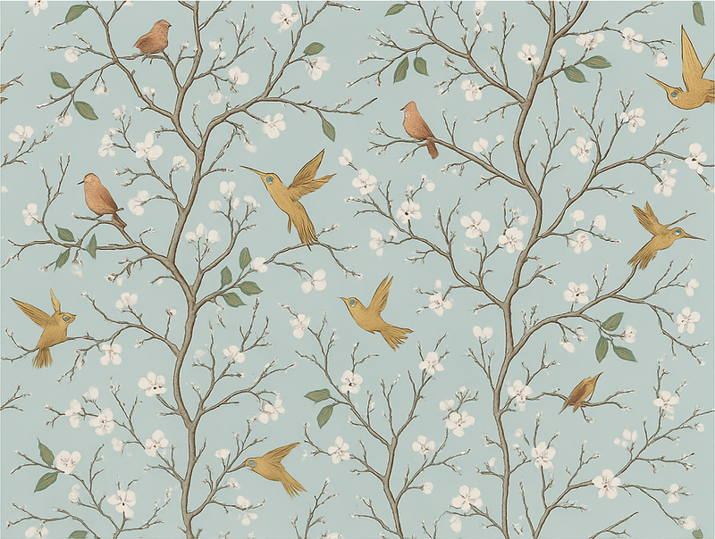 卧室乙烯基地毯优雅春天 - TenStickers