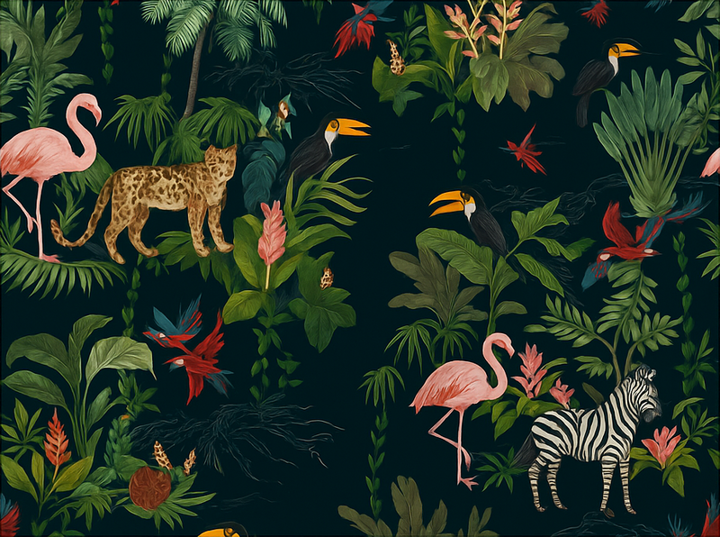 卧室乙烯基地毯深邃异域设计 - TenStickers