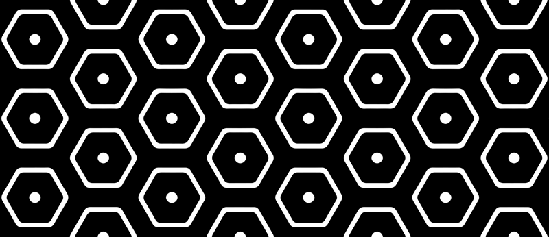 乙烯基地毯几何简约几何图案 - TenStickers