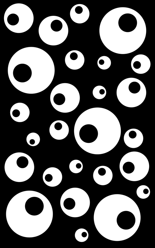 乙烯基地毯几何水珠设计 - TenStickers