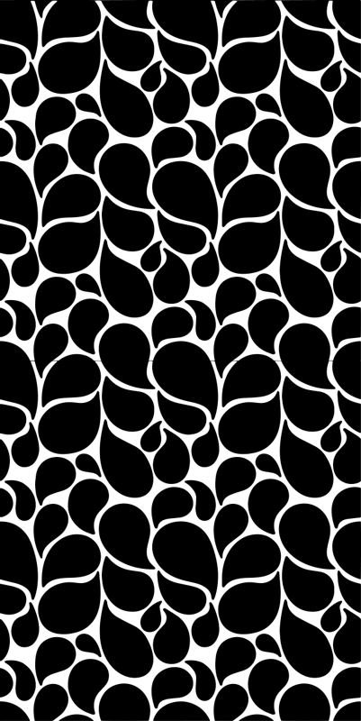 乙烯基地毯几何水滴设计 - TenStickers