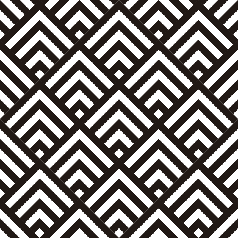 乙烯基地毯几何钻石图案设计 - TenStickers