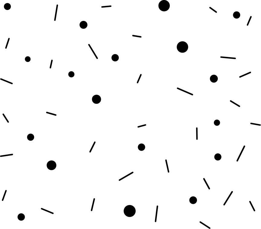 乙烯基地毯几何圆形与线条彩带 - TenStickers