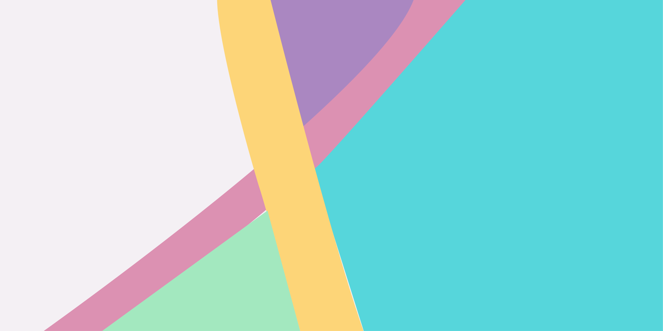 乙烯基地毯几何色彩丰富的背景色块 - TenStickers