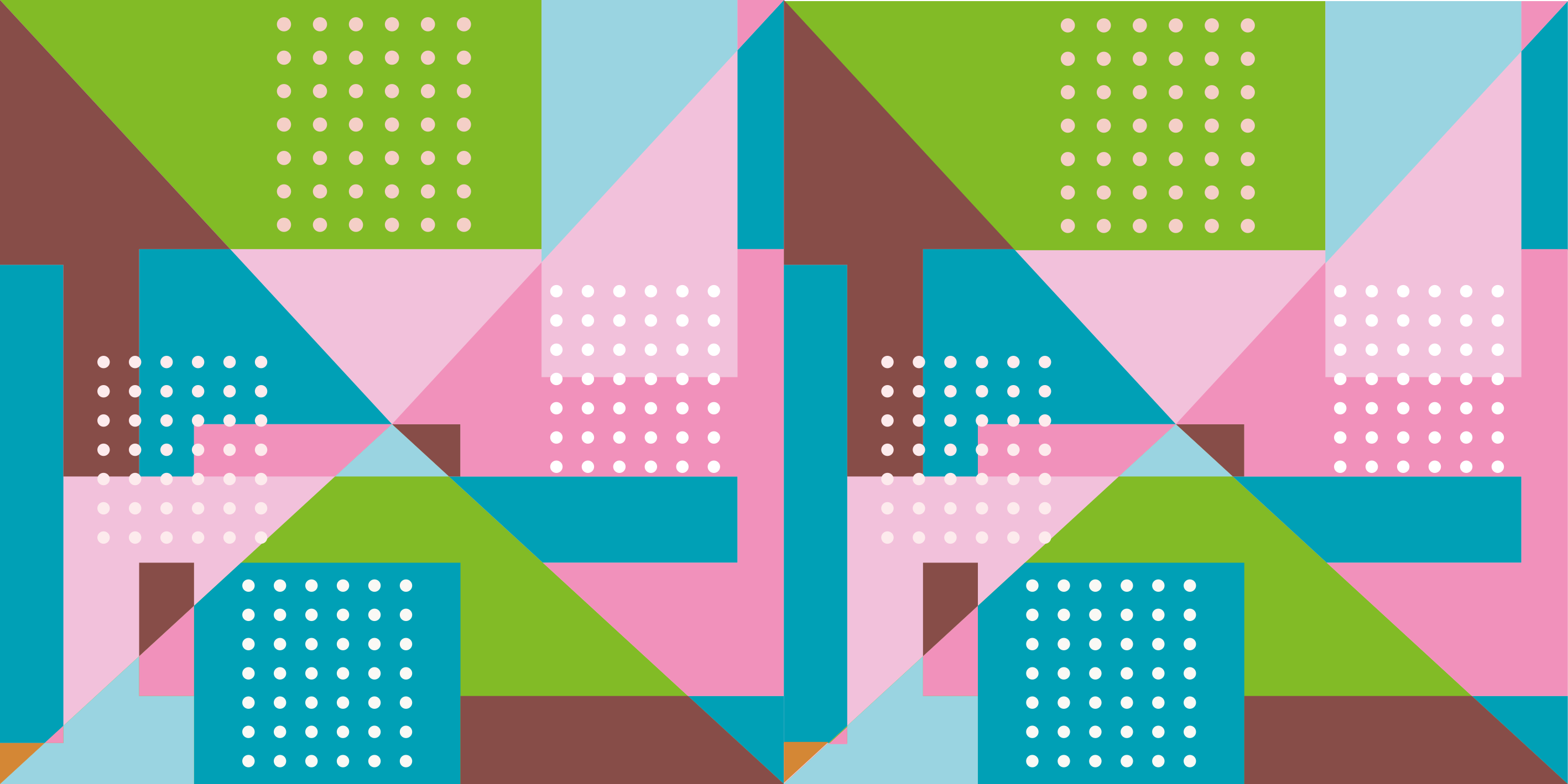 乙烯基地毯几何粉彩几何图案 - TenStickers