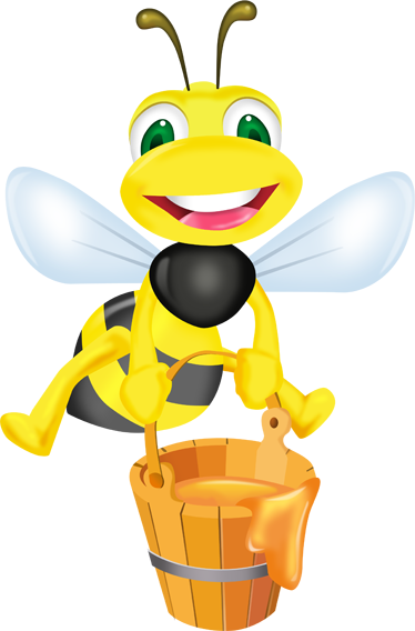 乙烯基地毯 儿童 蜜蜂蜂巢儿童贴纸 - TenStickers