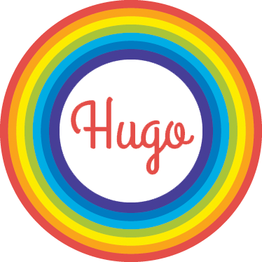 乙烯基地毯 儿童 彩虹圆圈带名字 - TenStickers