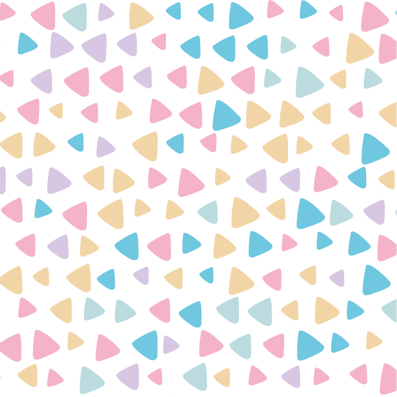 乙烯基地毯 儿童 粉彩童趣图案 - TenStickers