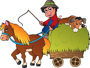 乙烯基地毯 儿童 摇摆马带小车 - TenStickers