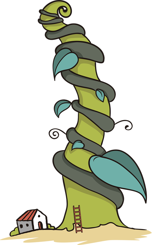 乙烯基地毯 儿童 魔法豆 - TenStickers