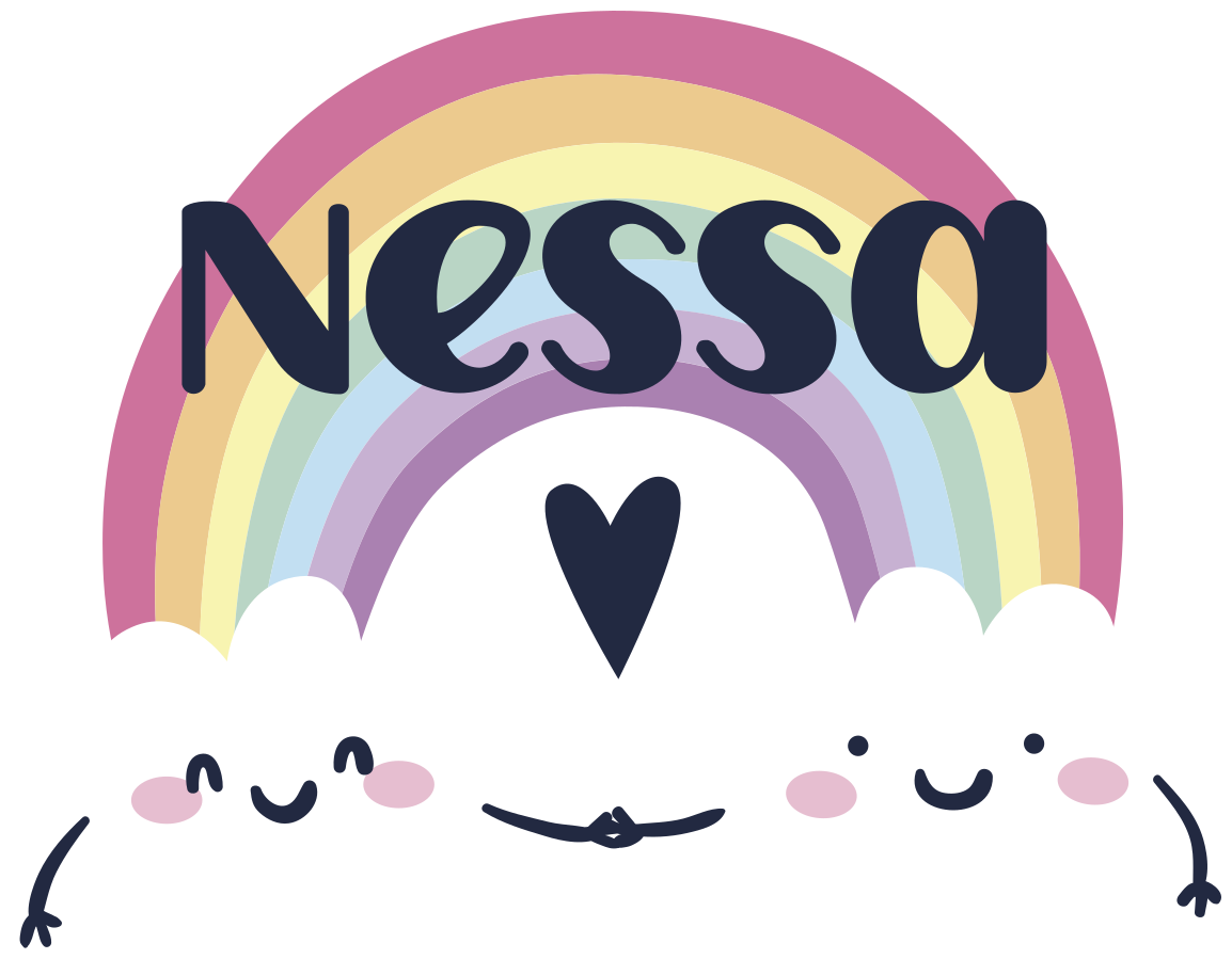 乙烯基地毯 儿童 个性化彩虹设计 - TenStickers