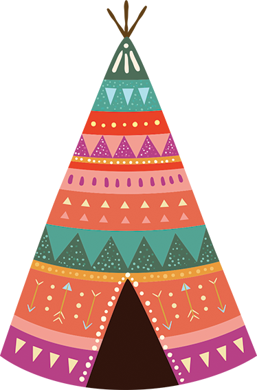 乙烯基地毯 儿童 印度商店床头板 - TenStickers