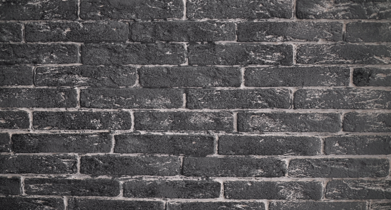 卧室乙烯基地毯灰色石砖墙 - TenStickers