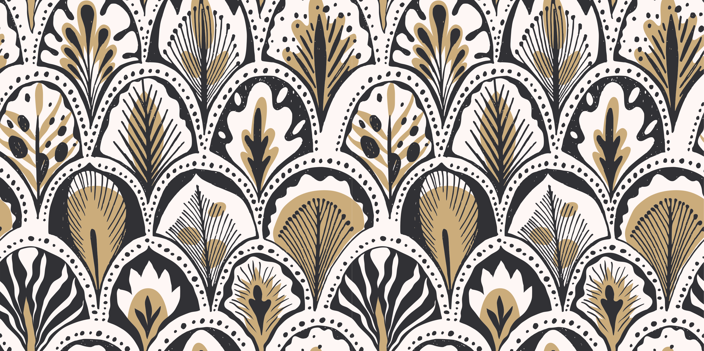 卧室乙烯基地毯艺术装饰风扇图案 - TenStickers