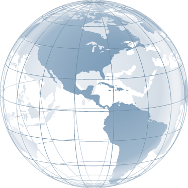 卧室乙烯基地毯蓝色美国地图 - TenStickers