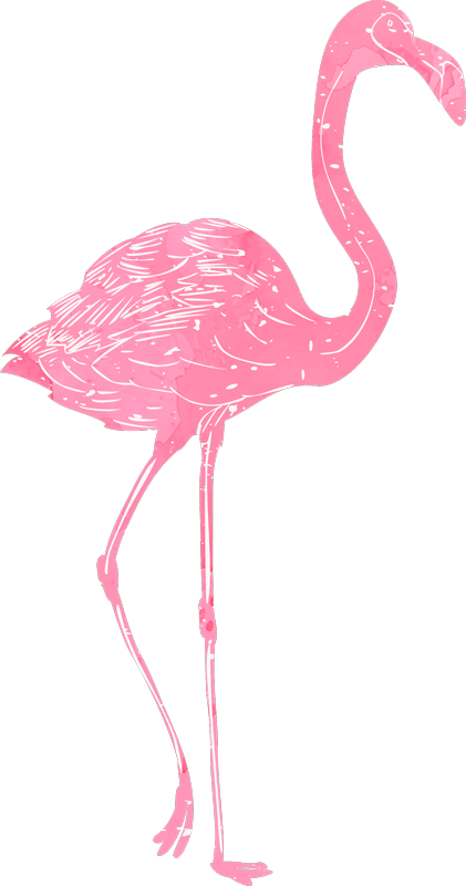 卧室乙烯基地毯水彩弗拉门戈 - TenStickers