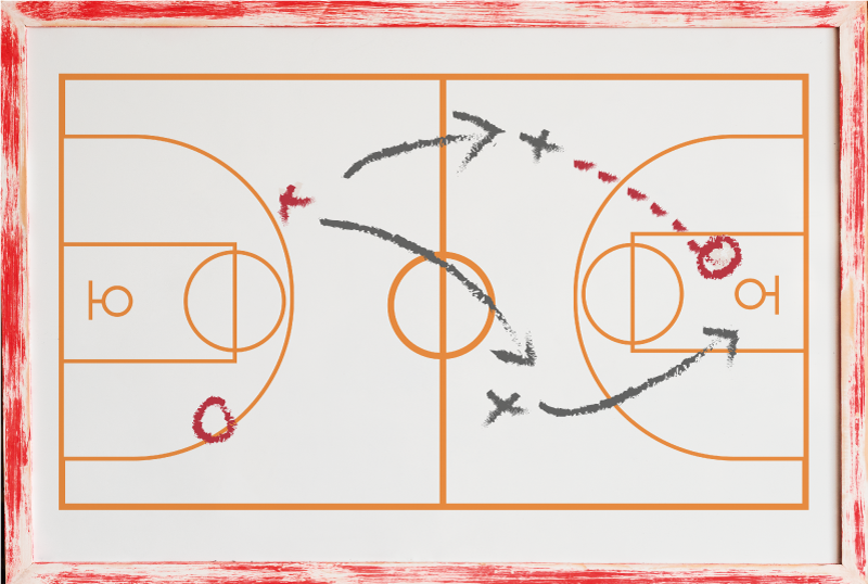 乙烯基地毯游戏运动教练桌游 - TenStickers