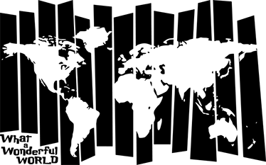 乙烯基地毯复古世界地图款式 - TenStickers