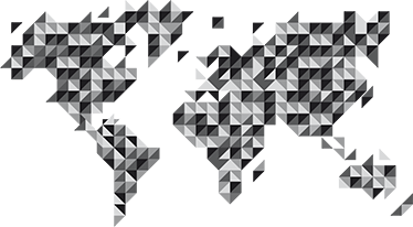 乙烯基地毯灰度世界地图设计 - TenStickers