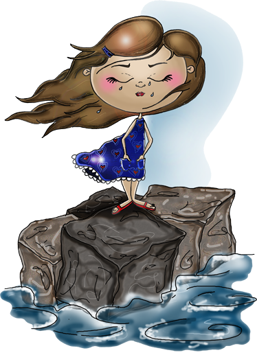 乙烯基地毯 儿童 海洋主题女孩地垫 - TenStickers