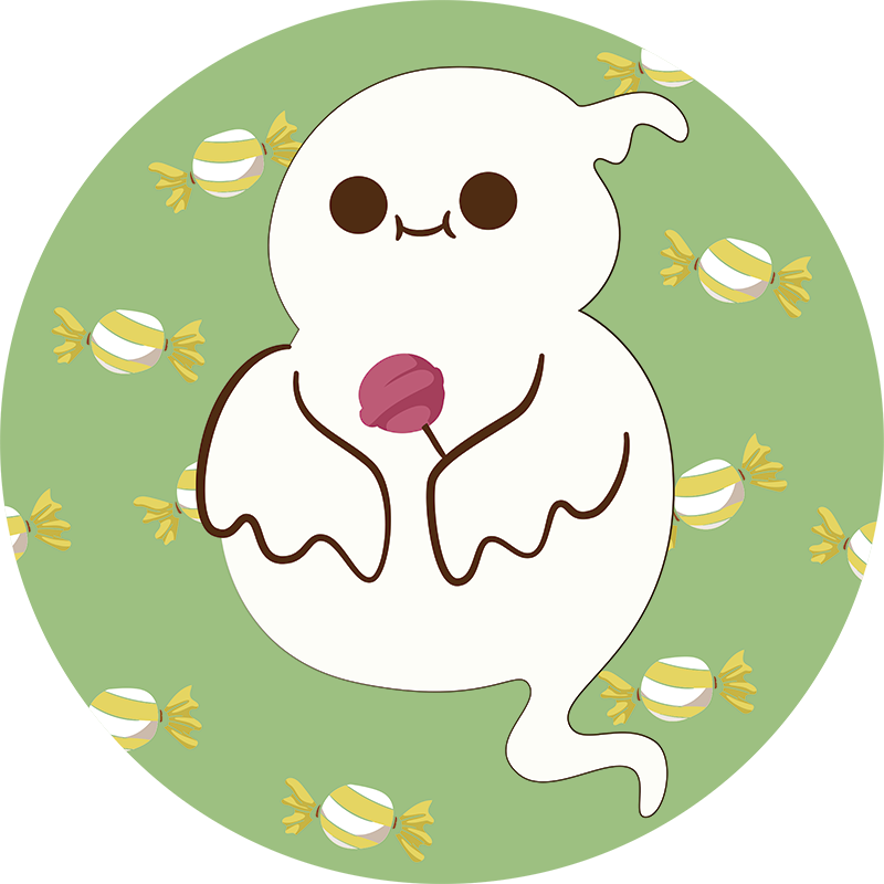 乙烯基地毯 儿童 幽灵趣味设计 - TenStickers