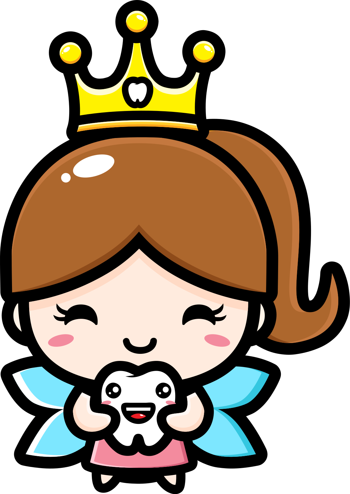 乙烯基地毯 儿童 可爱设计牙仙子 - TenStickers