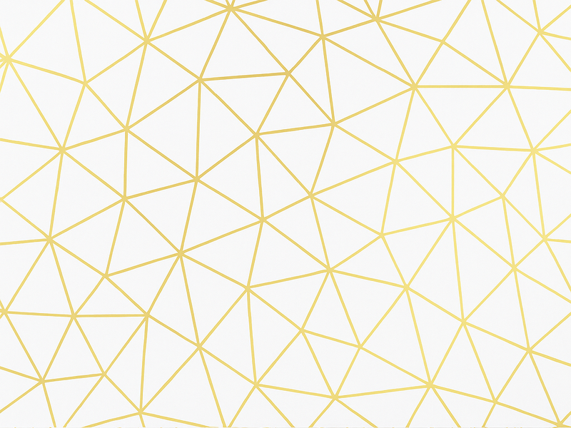 乙烯基地毯几何金色几何棱镜马赛克 - TenStickers